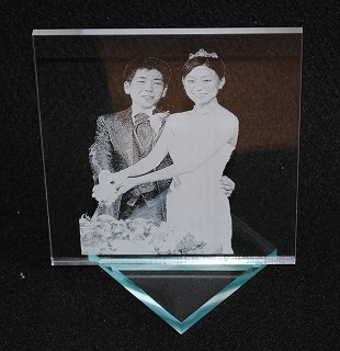 結婚式の彫刻例