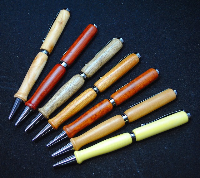 手作り木製ボールペン